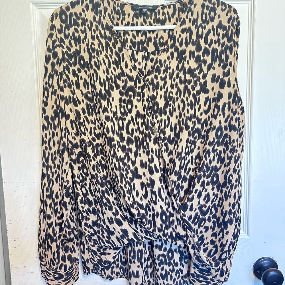 Leopard Print Women's Top